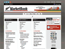 Tablet Screenshot of marketbook.co.nz
