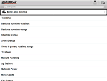 Tablet Screenshot of marketbook.lt