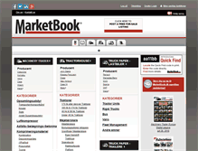 Tablet Screenshot of marketbook.dk