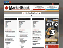Tablet Screenshot of marketbook.ca